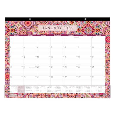 2026 Blue Sky Amalia 22 x 17 Monthly Desk Calendar (148773-26)