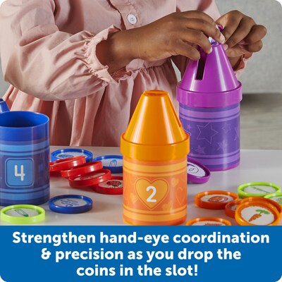 Learning Resources Counting Crayons, Assorted Colors (LER9812)