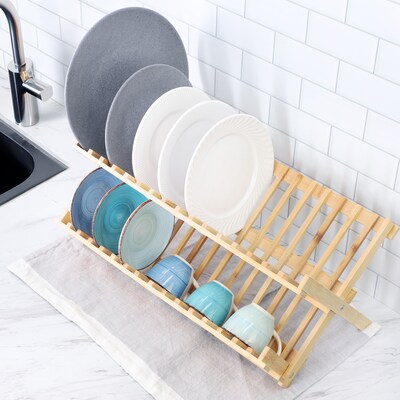 Megachef Bamboo Dish Racks, Brown (935122140M)