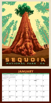 2027 Willow Creek National Parks 12" x 12" Monthly Wall Calendar, Assorted Colors (61466)