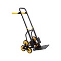 Mount-It! Stair Climber Hand Truck and Dolly, 264 lb. Capacity, Black/Yellow (MI-913)