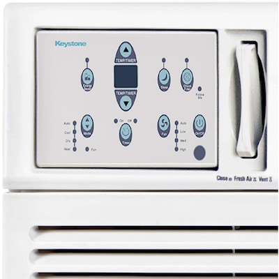 Keystone 230-Volt 18,800 BTU Window Air Conditioner with Remote, White (KSTHW18B)