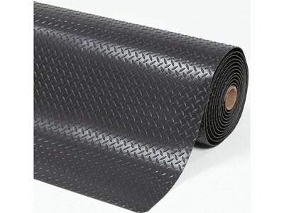NoTrax Cushion Trax Anti-Fatigue Mat, 60" x 36", Black (479S0035BL)