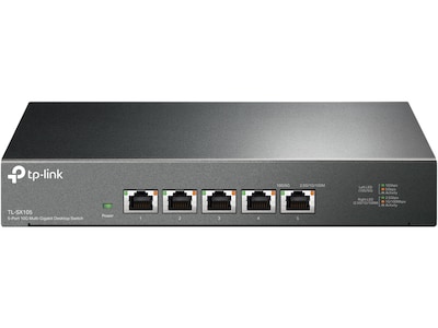 TP-LINK 5-Port Multi-Gigabit Unmanaged Switch, Black (TL-SX105)