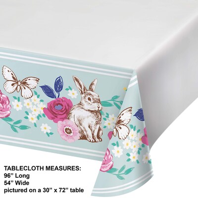 Say Hooray! Sights of Spring Bunny Disposable Easter Tableware Set, 49/Pack (DTC9648E2A)