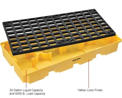 Global Industrial 2 Drum Spill Containment Modular Platform (988952)