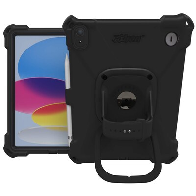 The Joy Factory aXtion Bold MPS 10.9" & 11" Lockable Rugged Case for iPad 10th Gen & (A16), Black (CWA653KL)