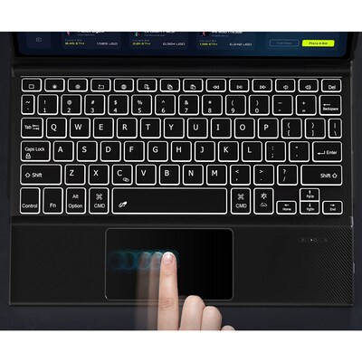SaharaCase Navigate Series Keyboard Case for iPad Pro 13" (M4 2024/M5 2025), Scorpion Black (TB00388)