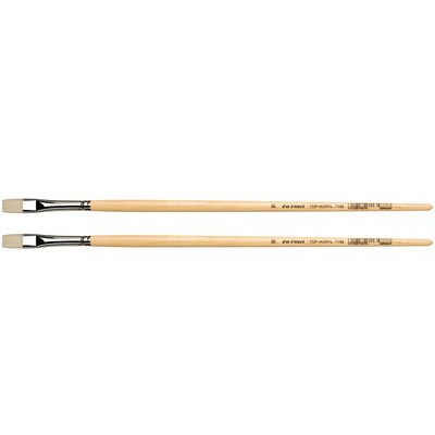 da Vinci TOP-ACRYL Oil and Acrylic Synthetic Bristle, Flat Brush, 2/Bundle (DVXVA718210-2)