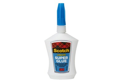 Scotch® Super Glue, .14 oz., White (AD124)