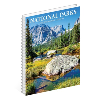 2027 Willow Creek National Parks 6.5" x 8.5" Weekly & Monthly Desk Calendar (64436)
