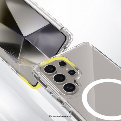 SaharaCase Venture Wallet Case for Galaxy S25 Ultra, Shock Absorbing, Clear/Desert Brown (CP00775)