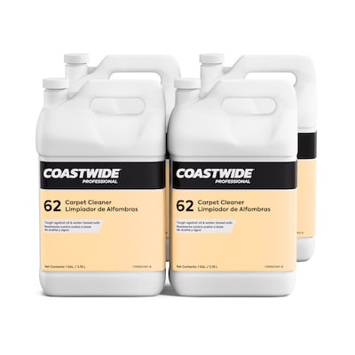 Coastwide Professional™ Carpet Cleaner 62, 3.78L/128 Oz., 4/Carton (CW620001-A)