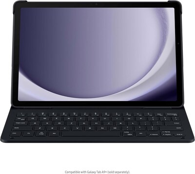 Samsung 11" Book Cover Keyboard Slim for Galaxy Tab A9+, Black (EF-DX211UBEGUJ)