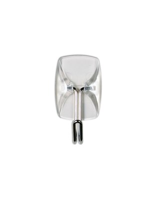 Command Small Wire Hooks, 0.5 lb., Clear, 3/Pack (17067CLR-ES)