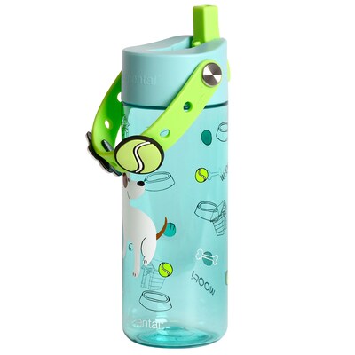 Elemental Splash Charm Plastic Water Bottle, 18 oz., Pup Pal (EMLETR18SPPL63)