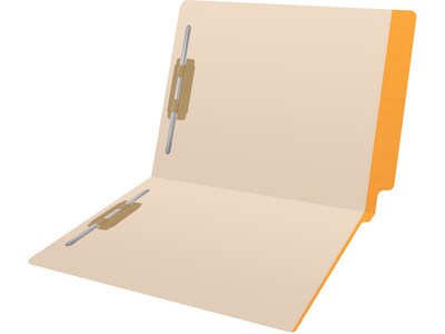 Medical Arts Press Reinforced End Tab File Folder, Straight-Cut, Letter Size, Manila/Yellow, 50/Box (S-09473-YLW)