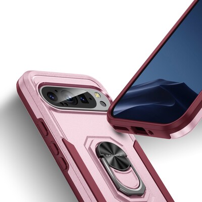 SaharaCase Raider Series Heavy-Duty Case for Google Pixel 9 and 9 Pro, Desert Rose (CP00605)
