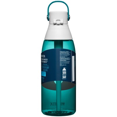 Brita Plastic Filtered Water Bottle, 36 oz., Sea Glass (36524)