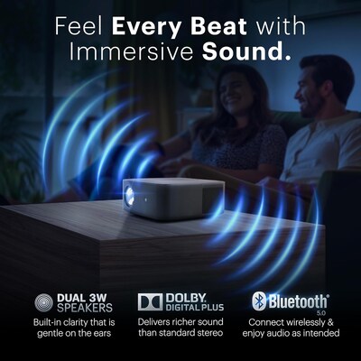 Kodak Flik HDMI/USB Portable LCD Home Theater Projector Kit, Black (RODPJSX20BK)