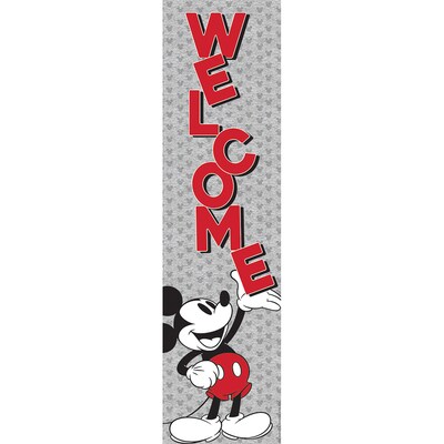 Eureka Mickey Mouse Throwback Welcome Vertical Banner, 12" x 45", 6/Pack (EU-849342-6)