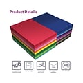 Better Office EVA Foam Sheets, Assorted Colors, 100/Pack (01200)
