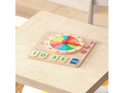 Flash Furniture Bright Beginnings Telling Time Learning Board (MK-MK11145-GG)