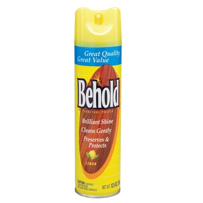 Behold Furniture Polish, Lemon Scent, 12.5 Oz. (CB520009)