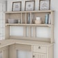 Bush Furniture Salinas 60W Hutch for L Shaped Desk, Antique White (SAH160AW-03)