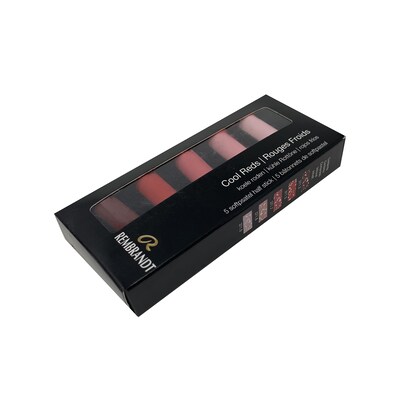 Rembrandt Soft Pastels Micro Sets, Cool Reds, 5/Set, 3 Sets/Bundle (RBX31820503-3)