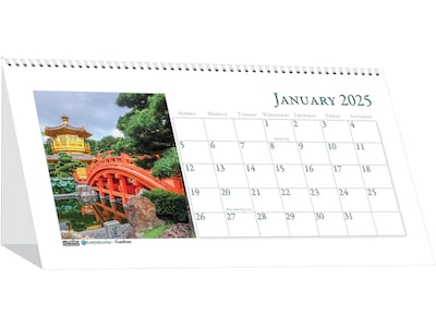 2025 House of Doolittle Earthscapes 8.5 x 4.25 Monthly Desk Calendar (3649-25)
