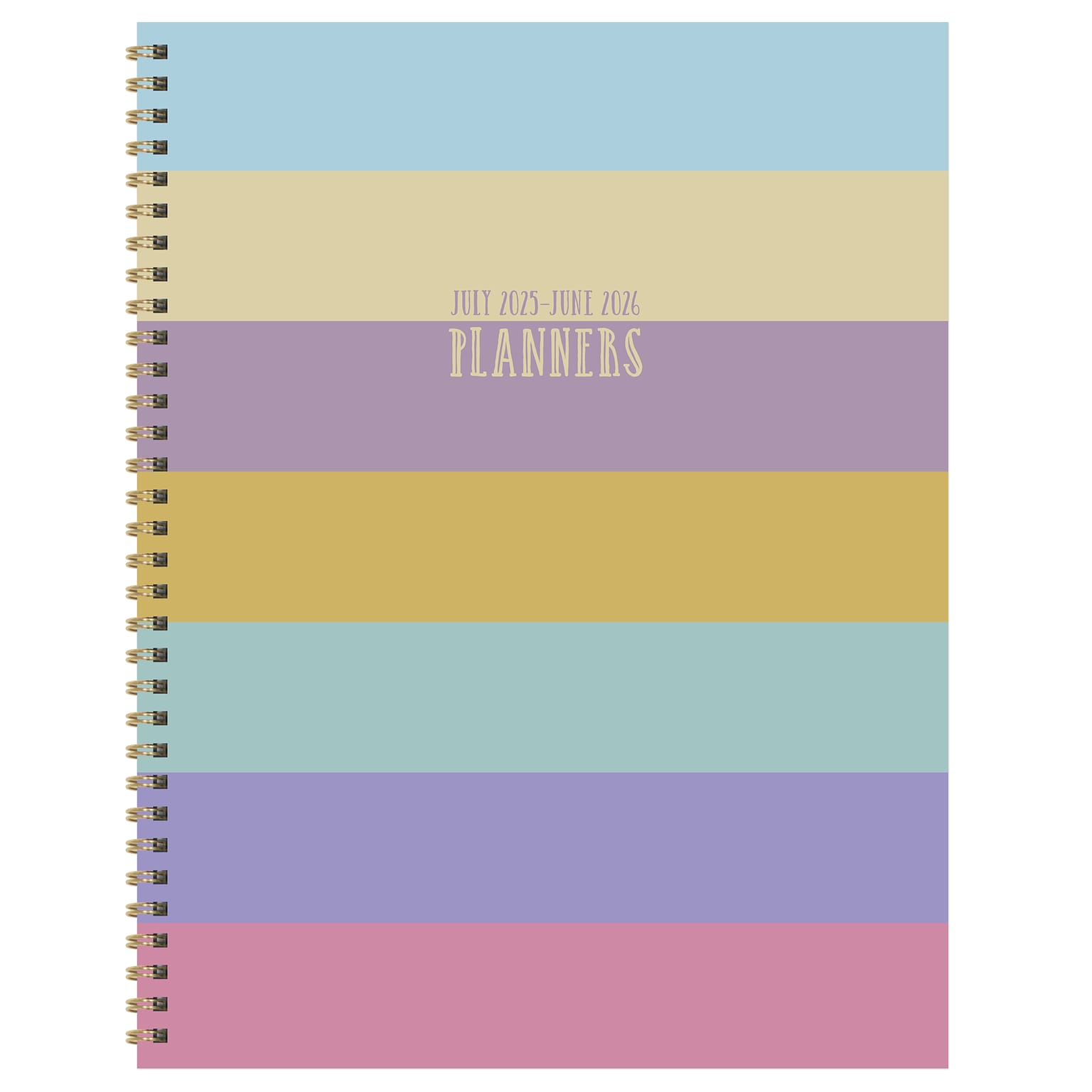 2025-2026 TF Publishing Striped Down 9 x 11 Academic Year Weekly & Monthly Planner, Paperboard Cover, Multicolored (AY26-9706)