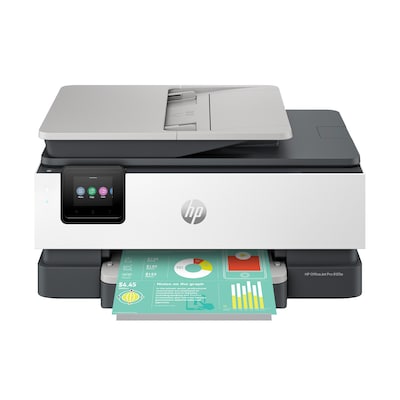 HP OfficeJet Pro 8125e Wireless Color All-in-One Printer, Print, Scan, Copy, Best for Home Office, 3