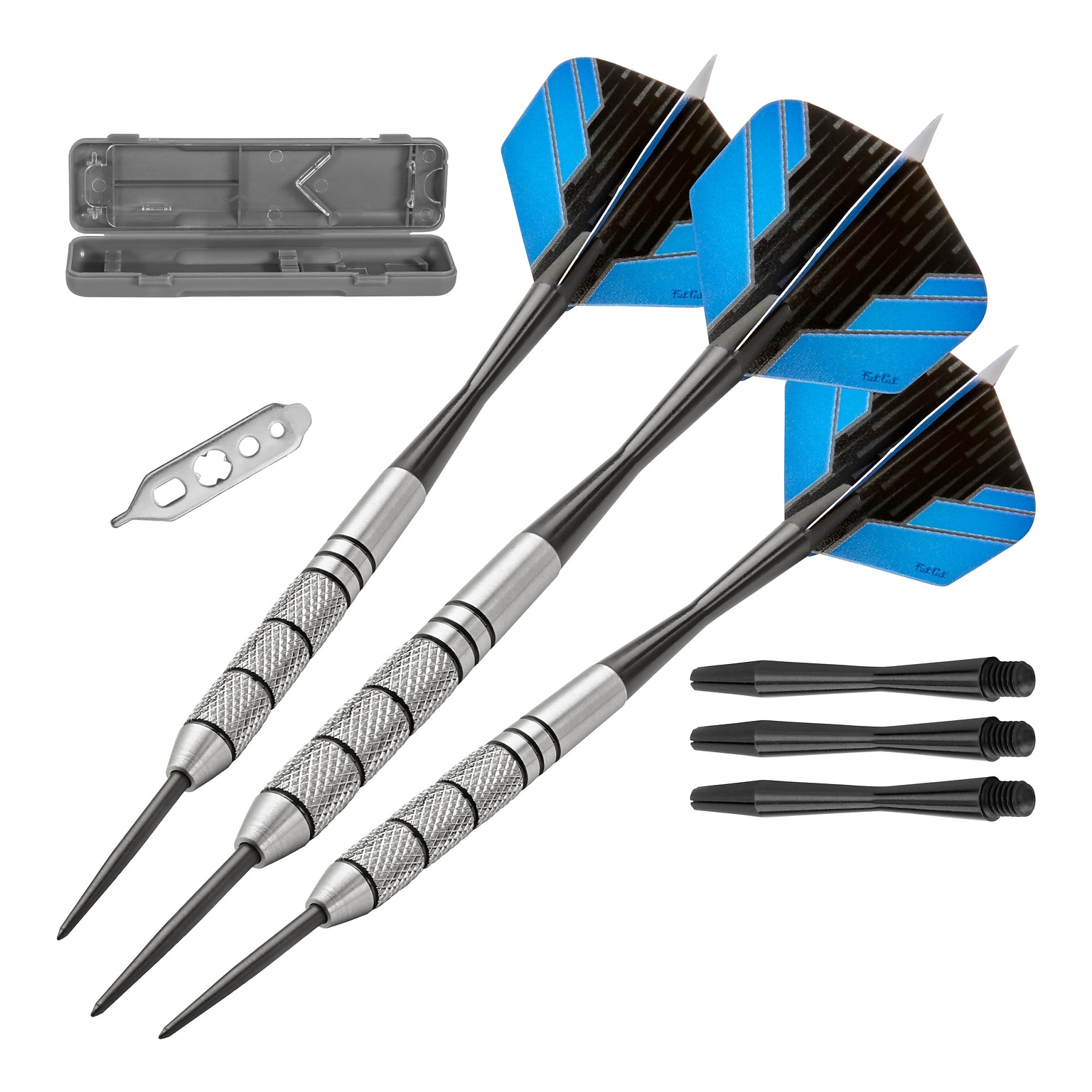 Fat Cat Bulletz 90% Tungsten Steel Tip Darts, 23 Grams (26-4411)