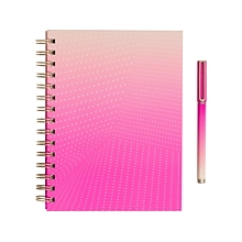 U Brands Ombre Hardcover Journal, 6 x 8.75, Ruled, Pink/Orange (3126U04-24)