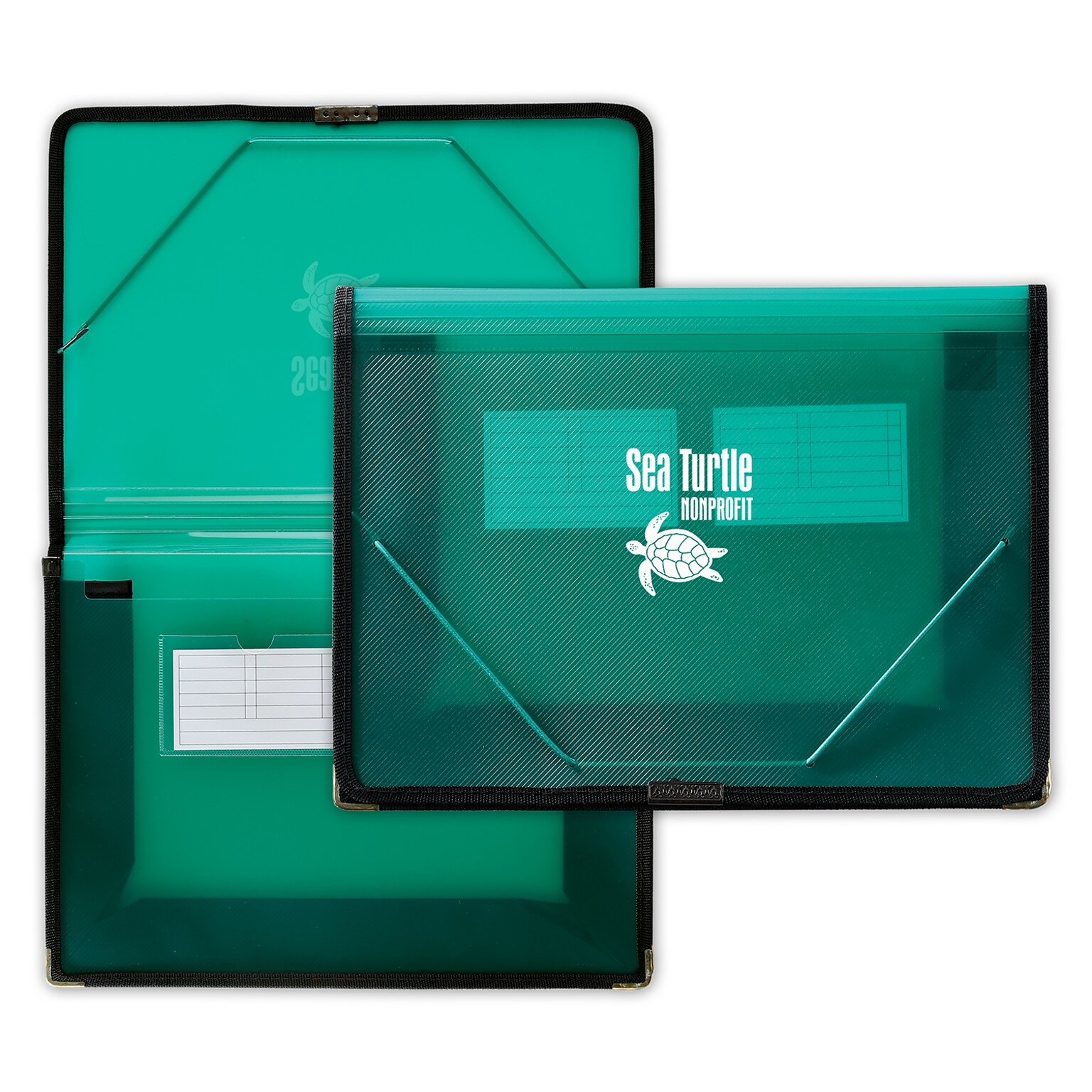 One Color Imprint Polypropylene Pouch File