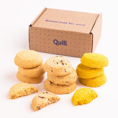9 pc Shortbread Cookies - Chocolate, Vanilla, Lemon