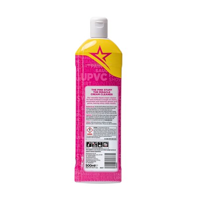 The Pink Stuff The Miracle Cream Cleaner, Rhubarb Scent, 16.9 oz. (23675)