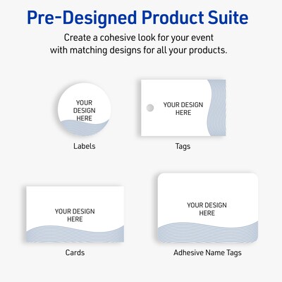 Avery Business Cards, 2" x 3.5", Matte White, 80/Pack (19479399538)