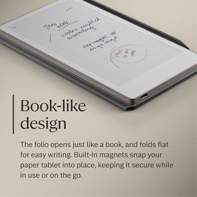 reMarkable Mosaic Weave Book Folio for 7.3" Paper Pro Move Paper Tablet, Basalt (RM11A-1001NW)