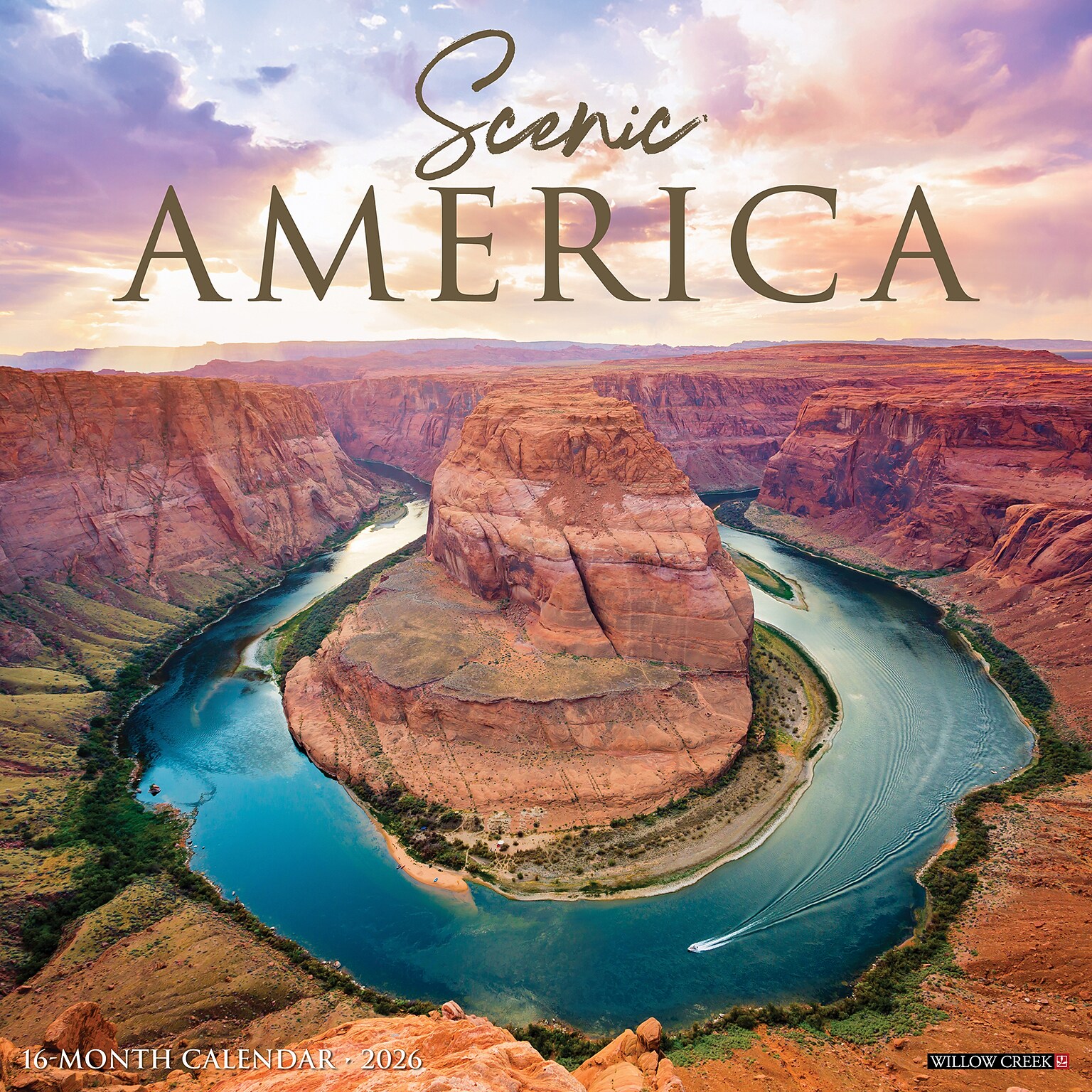2026 Willow Creek Scenic America 12 x 12 Monthly Wall Calendar (52662X)