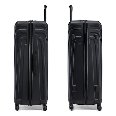 InUSA Vasty 33.86" Hardside Suitcase, 4-Wheeled Spinner, TSA Checkpoint Friendly, Black (IUVAS00XL-BLK)