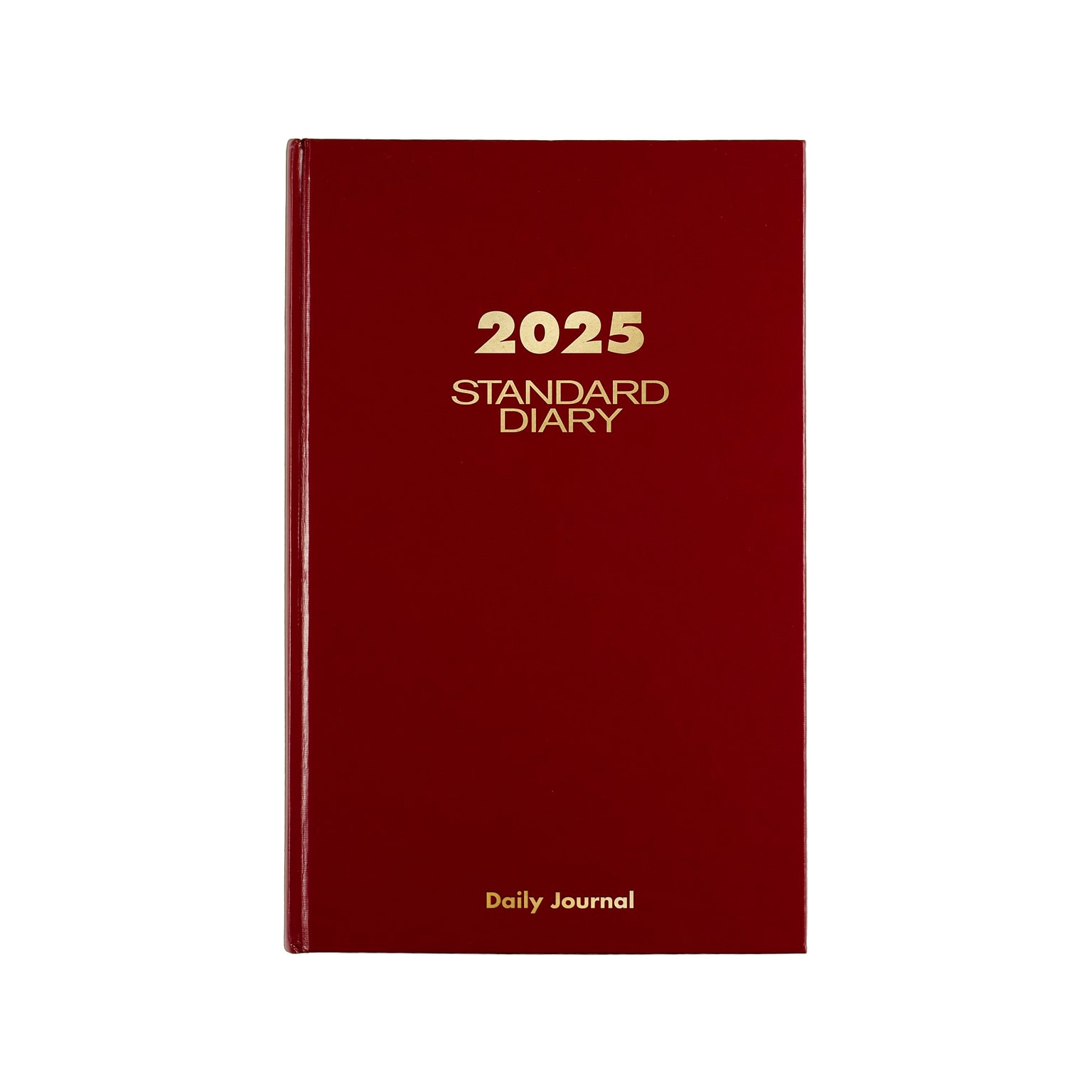 AT-A-GLANCE Standard Hardcover 2025 Daily Diary, 7.75 x 12, Ruled, Red (SD377-13-25)