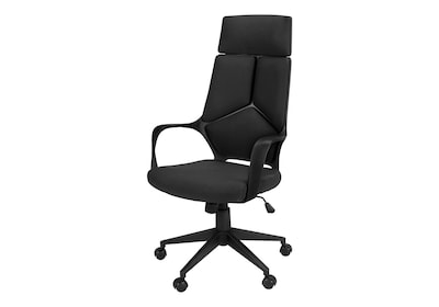 Monarch Specialties Inc. Fabric Executive Chair, Black (I 7272)