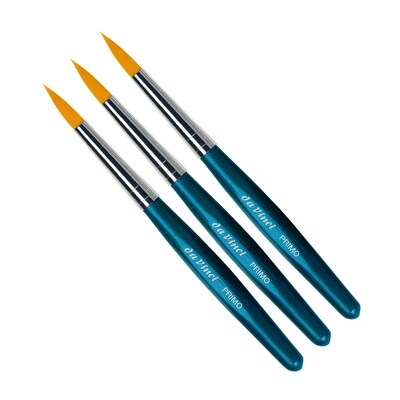 da Vinci PRIMO Tempera Preschool Round Brush, 3 /Pack (DVXVA353B0-3)