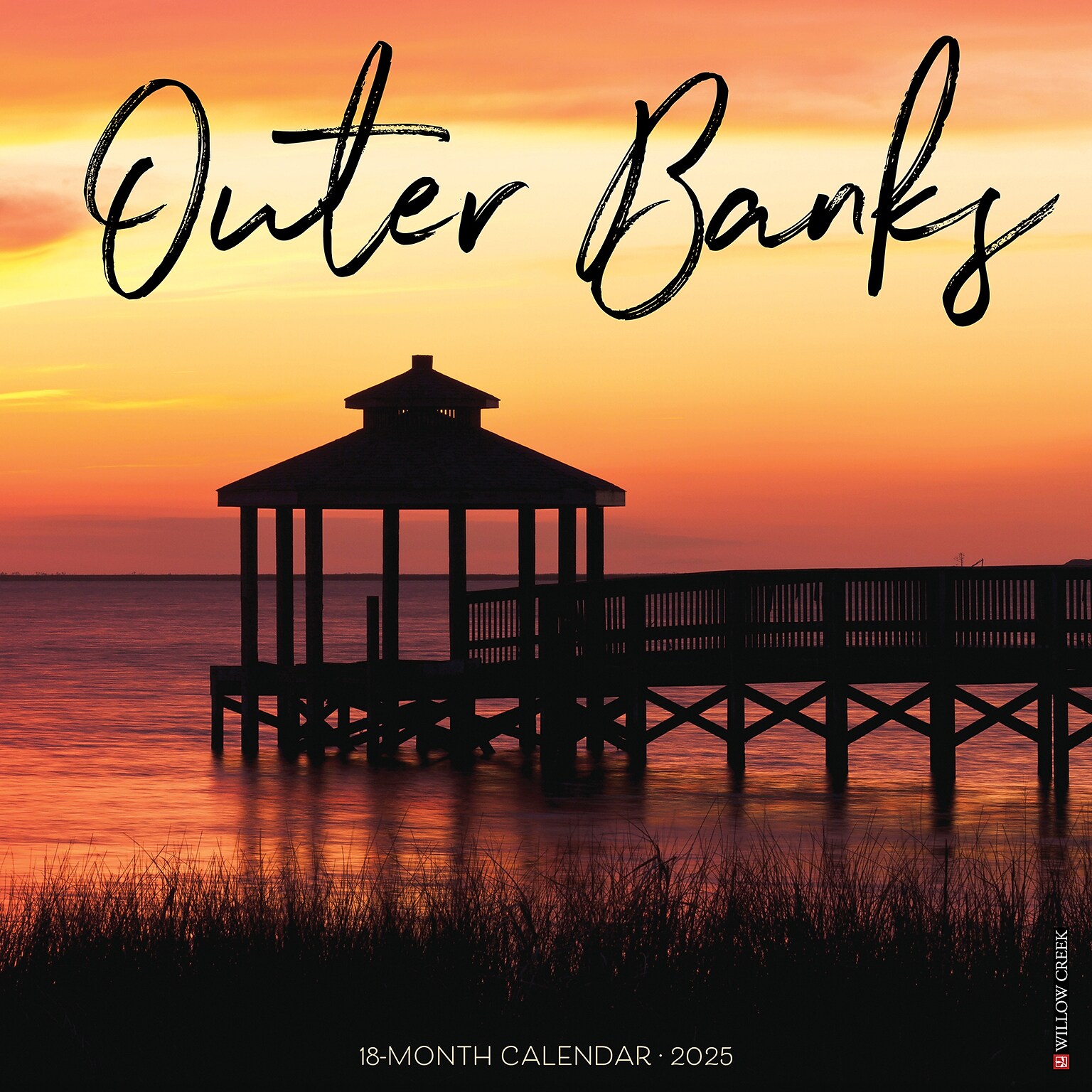 2025 Willow Creek Outer Banks 12 x 12 Monthly Wall Calendar (44308)