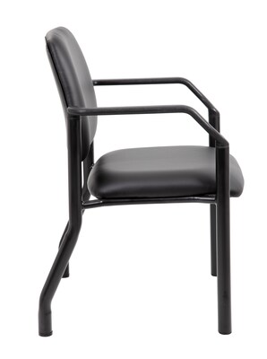 Boss Office Products Bariatric Vinyl Guest Chair, Black (B9591AM-BK)