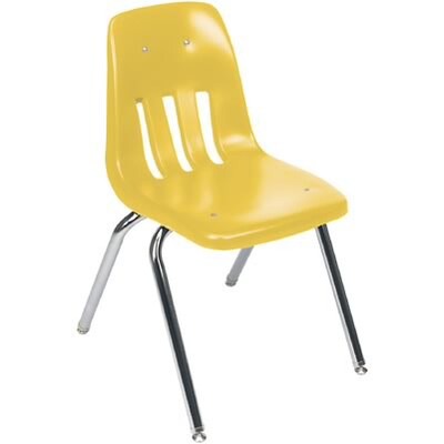 Virco® 16"H One-Piece Ventilated Plastic Stack Chairs; Squash