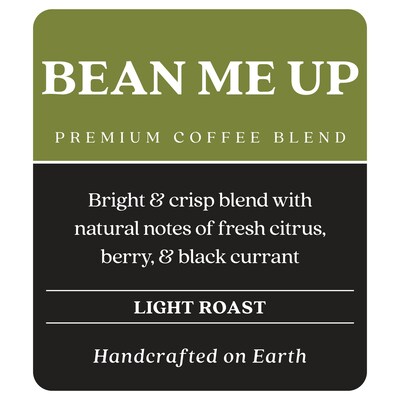 Copper Moon Coffee Bean Me Up Beans Coffee, Light Roast, 32 oz. (260122 - BAG)