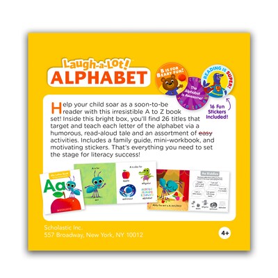 Scholastic Teaching Solutions Laugh A Lot Alphabet Boxed Set, 26/Set